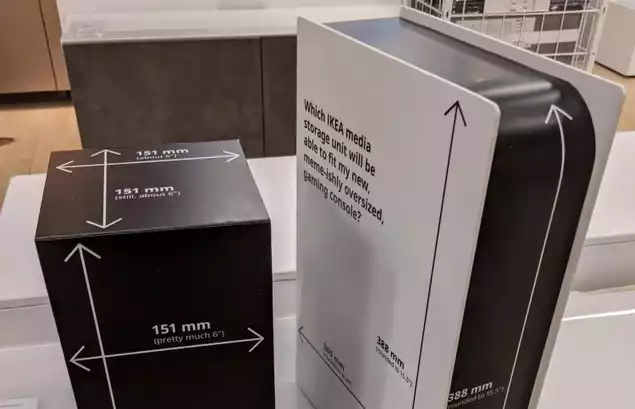 Ps5 and Xbox Series X mock console "in stock" Ikea to help you prepare