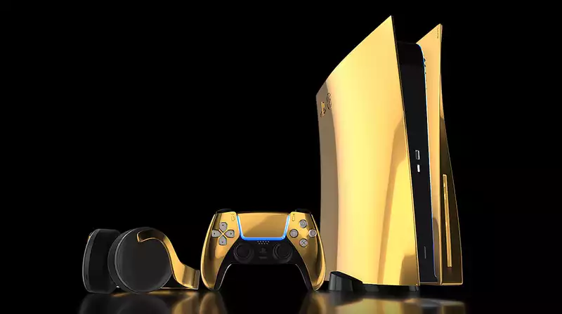 The PS5 will be available in 24k gold, so start saving now